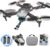 Brushless Motor Drone with Digital camera-4K FPV Foldable Drone with Carrying Case,40 minutes of Battery Life,Two 1600MAH,120° Adjustable Lens,One Key Take Off/Land,Altitude Maintain,Christmas items,360° Flip